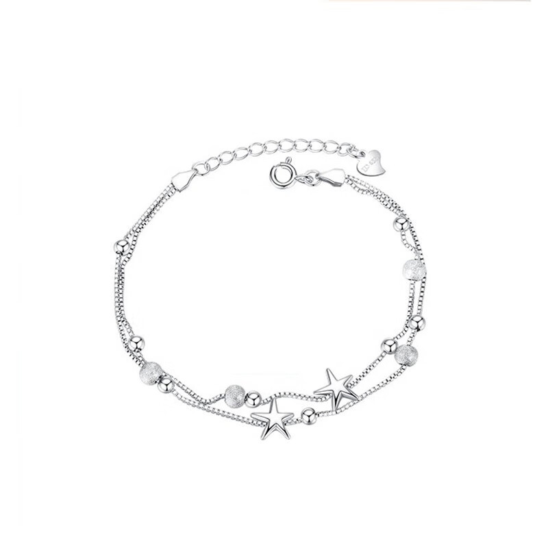 圣雅罗日韩925纯银手链