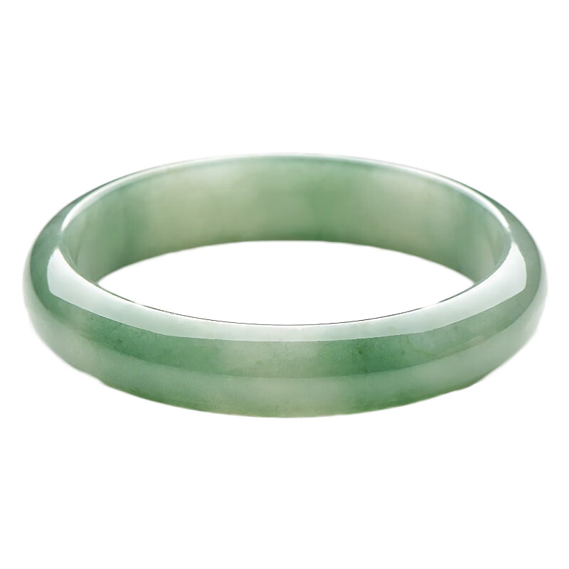 可玉可求 油绿色翡翠手镯