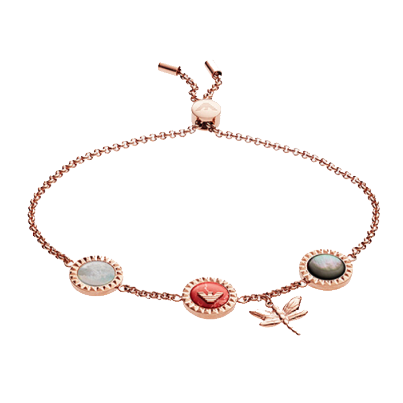 阿玛尼圆片蜻蜓手链