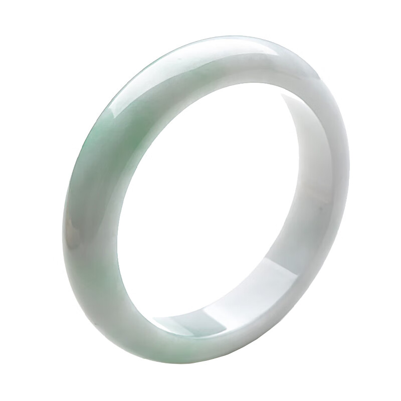 千载一玉 飘蓝花 翡翠手镯