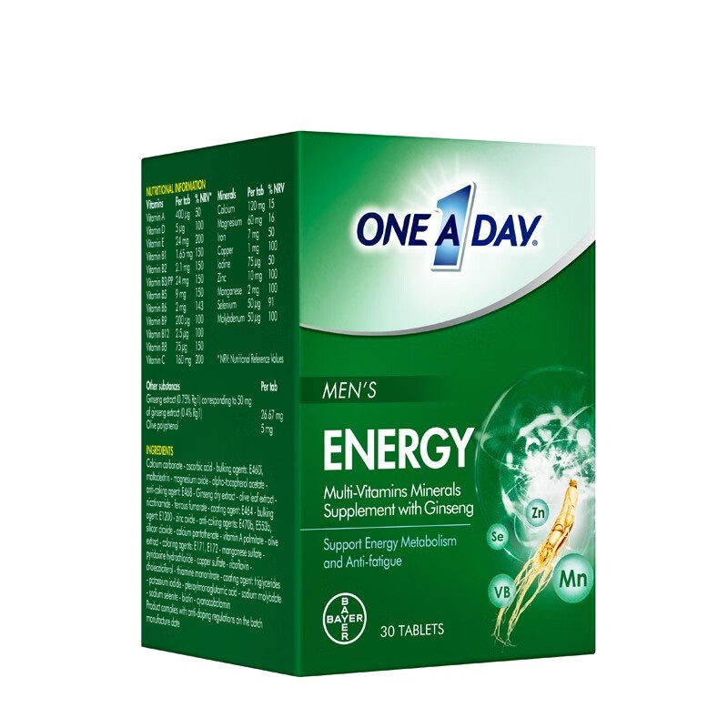 拜耳 男士缓解疲劳复合维生素