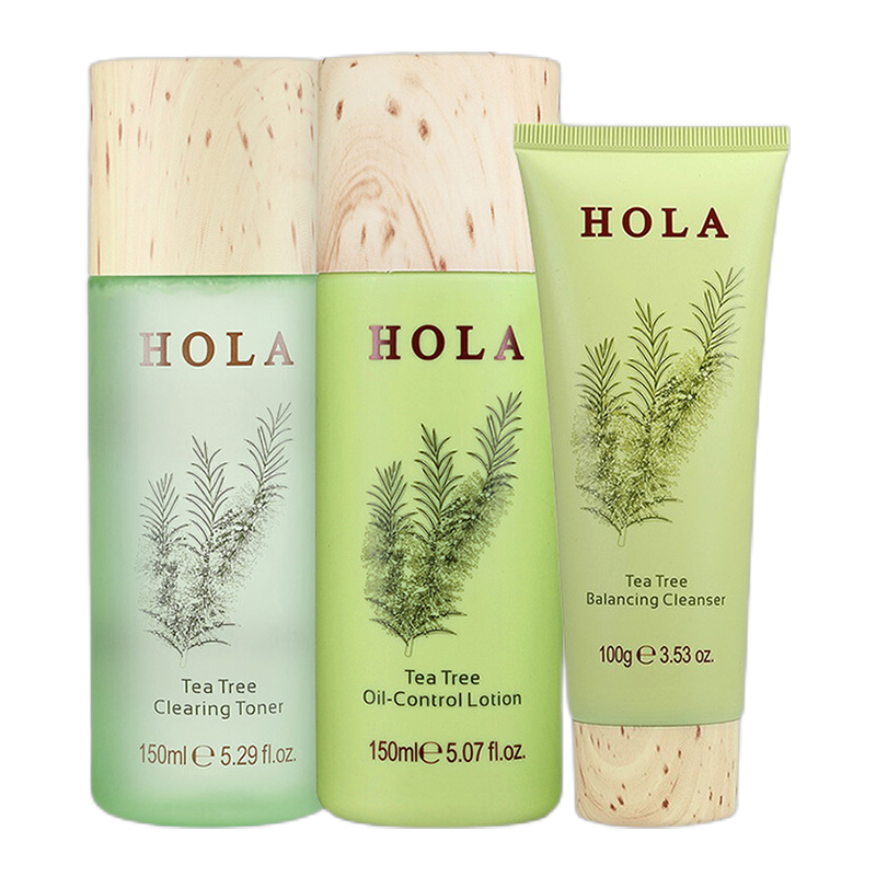 赫拉 茶树植物平衡水油套装