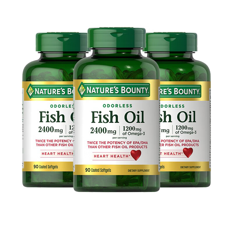 自然之宝无腥深海鱼油软胶囊