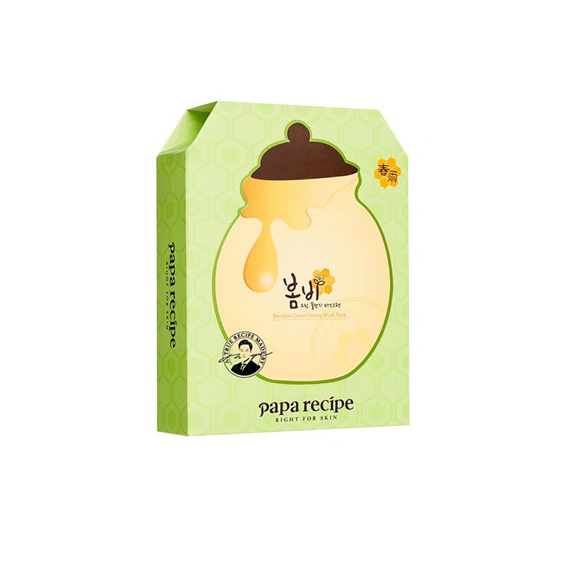 春雨 绿色蜂蜜牛油果弹力面膜