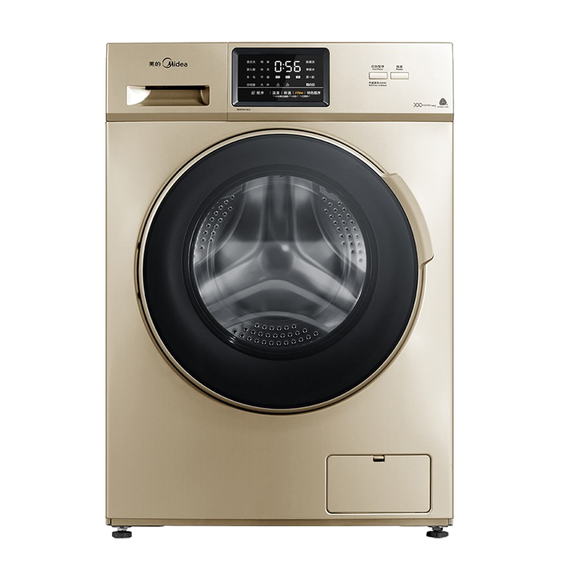 美的中途添衣滚筒洗衣机