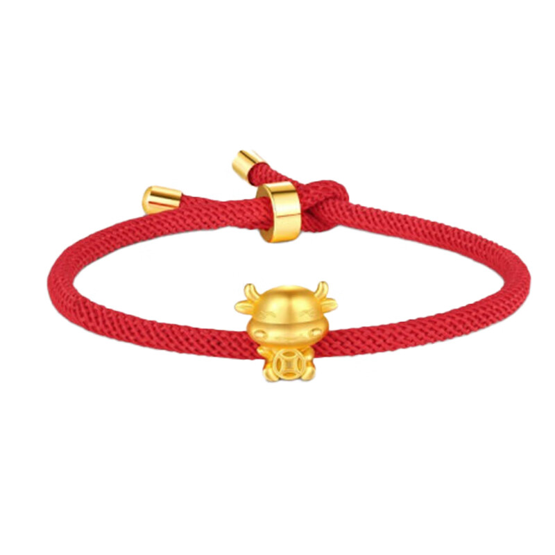 T400福牛红绳手链