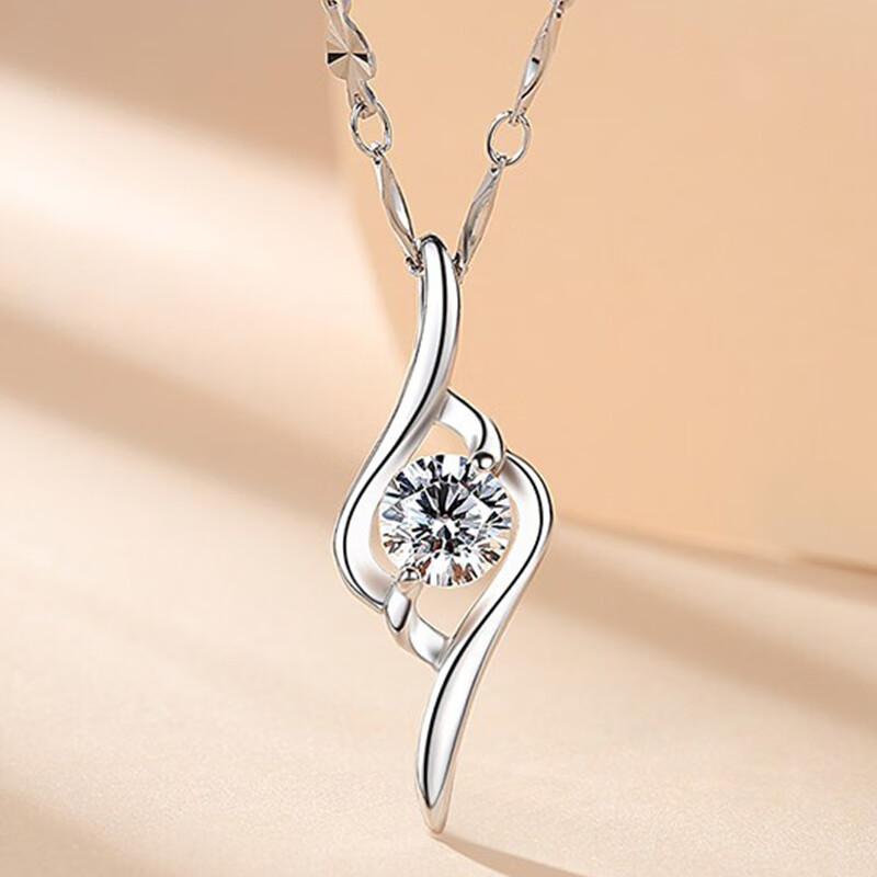 迪唯恩 水滴造型项链