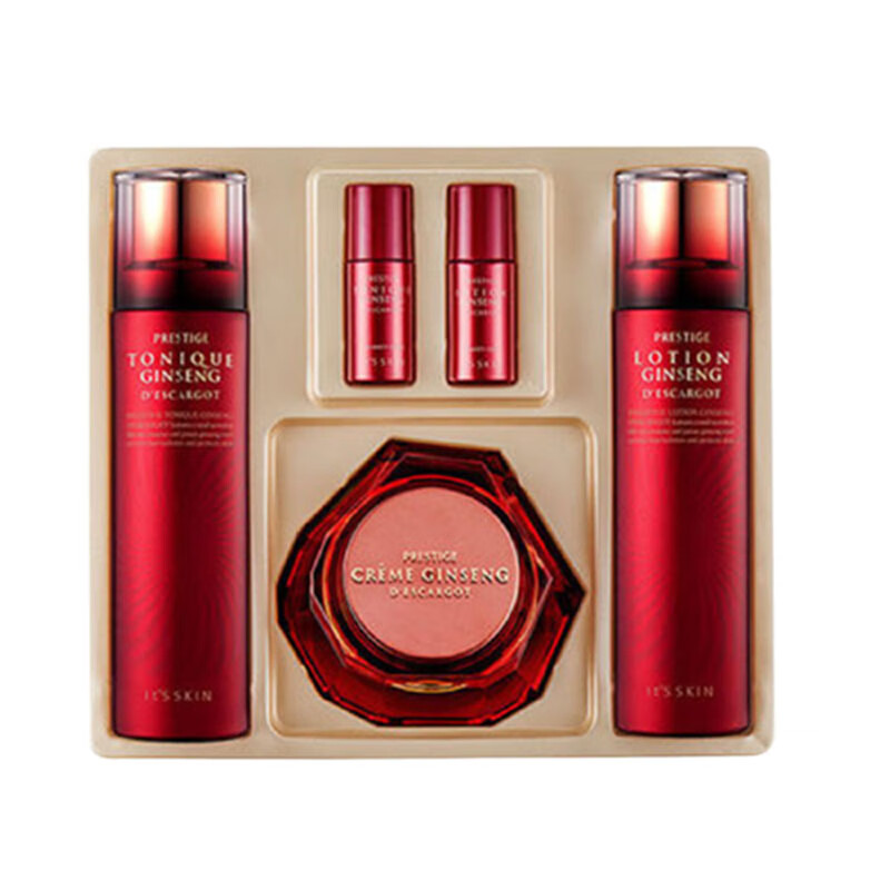 伊思 红参蜗牛滋润护肤套装