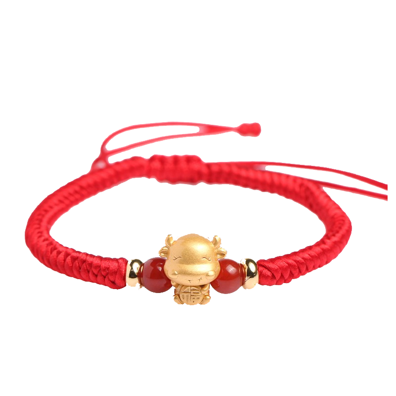 石传百世 生肖牛 手链