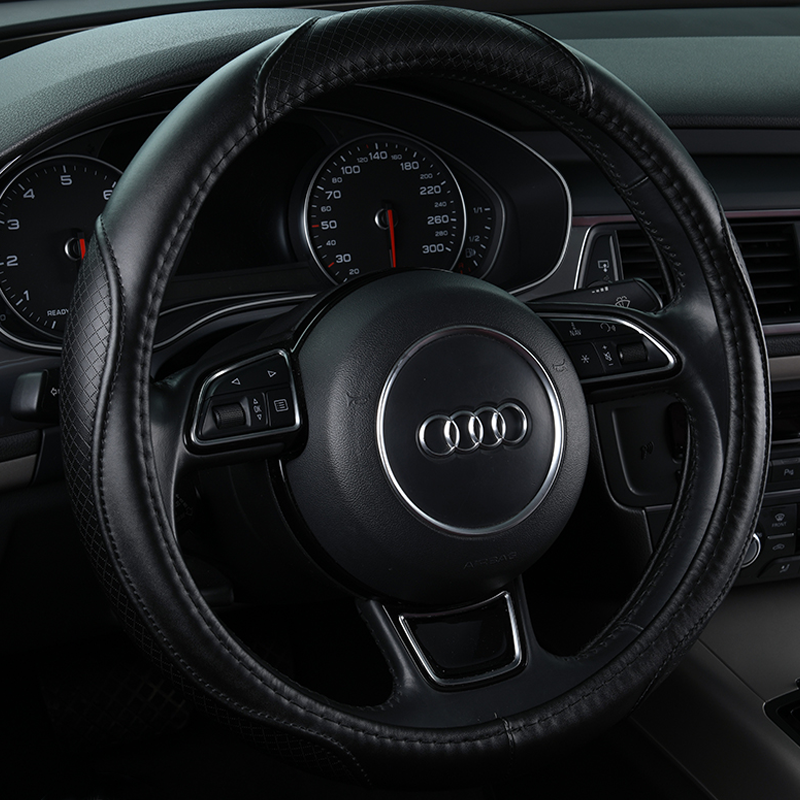 微尚 手工缝线汽车方向盘套