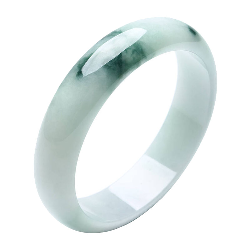 印象眸 飘花优雅翡翠手镯