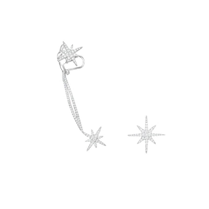 APM不对称六芒星耳饰