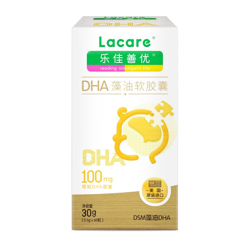 乐佳善优 DHA藻油软胶囊