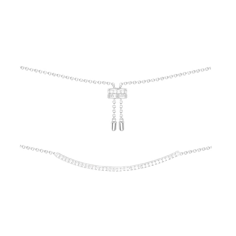 APM 弧形线条项链