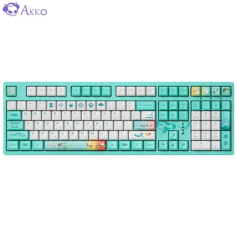 AKKO全尺寸机械键盘，3108莫奈之池，送女朋友创意礼物