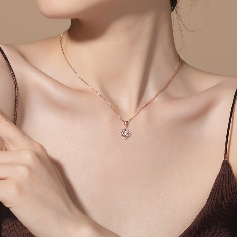 花影 纯银繁花项链