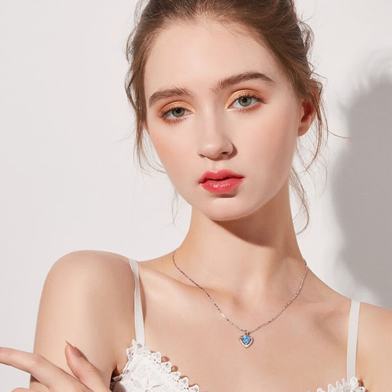 圣雅罗 足银镜面抛光项链