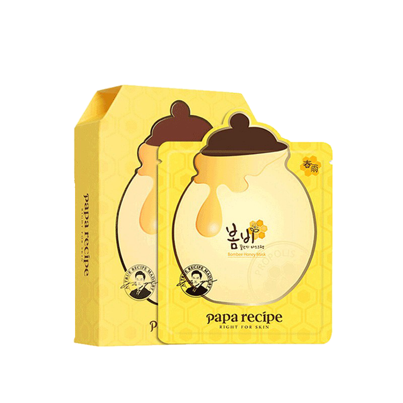 春雨黄色经典蜂蜜补水面膜