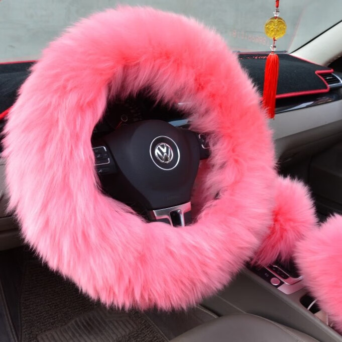 大有 绒毛质地方向盘套