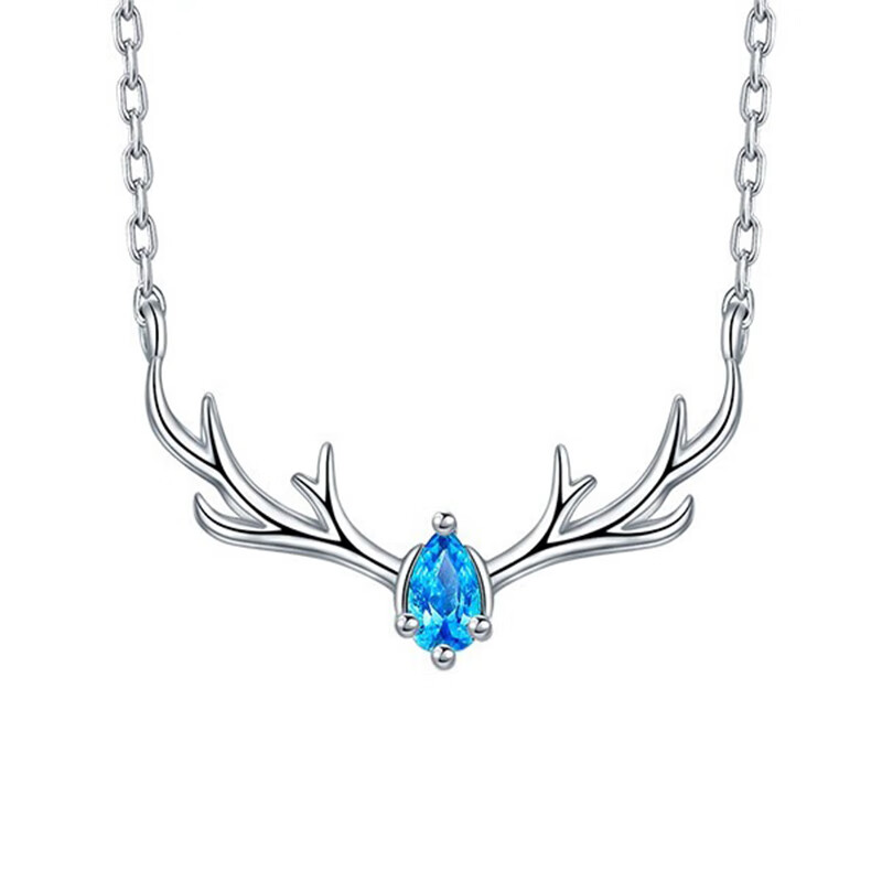 卡蒂罗 鹿角吊坠项链