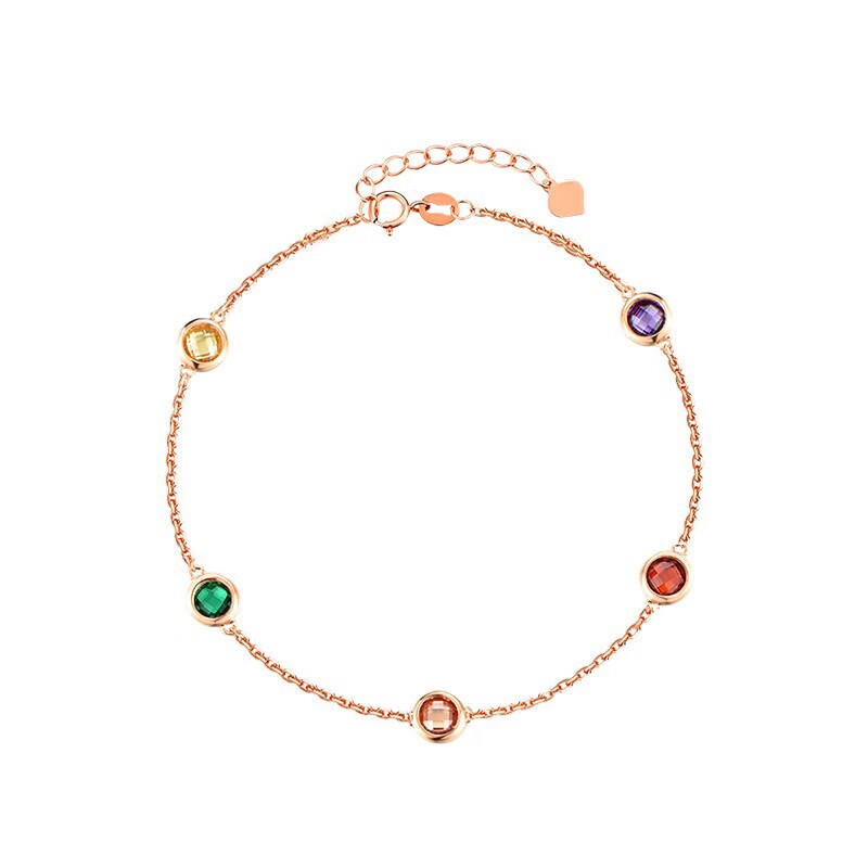 爱的约定 时尚五彩石 手链