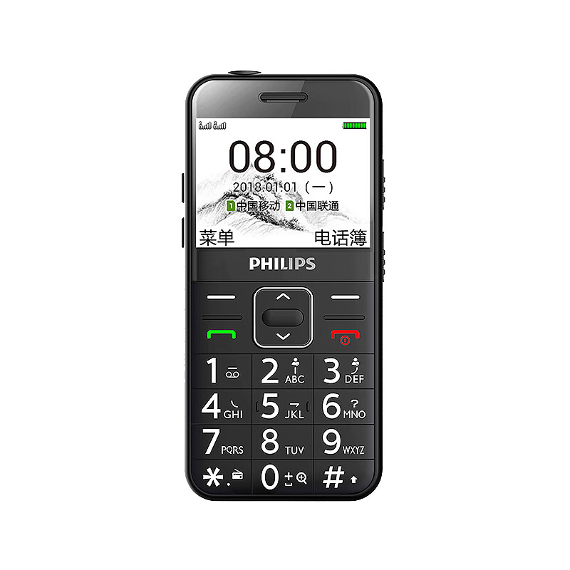 飞利浦 双卡双待直板手机