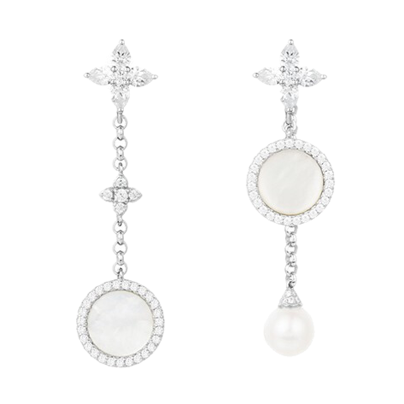 APM 贝母珍珠耳饰