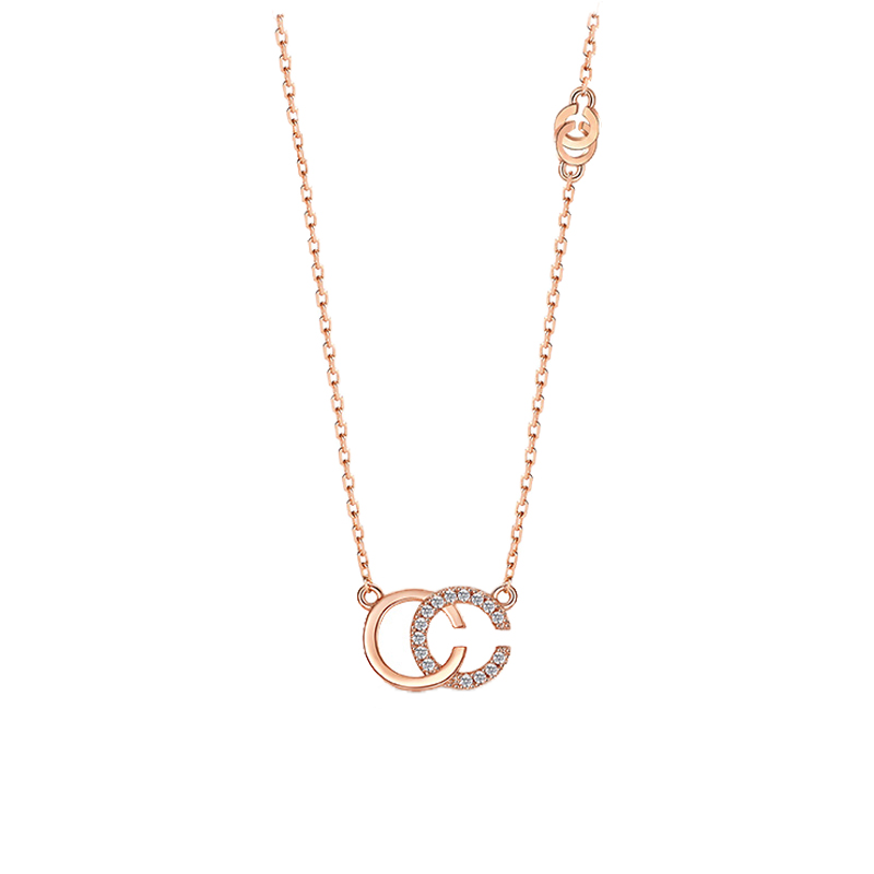 T400 摩登字母项链