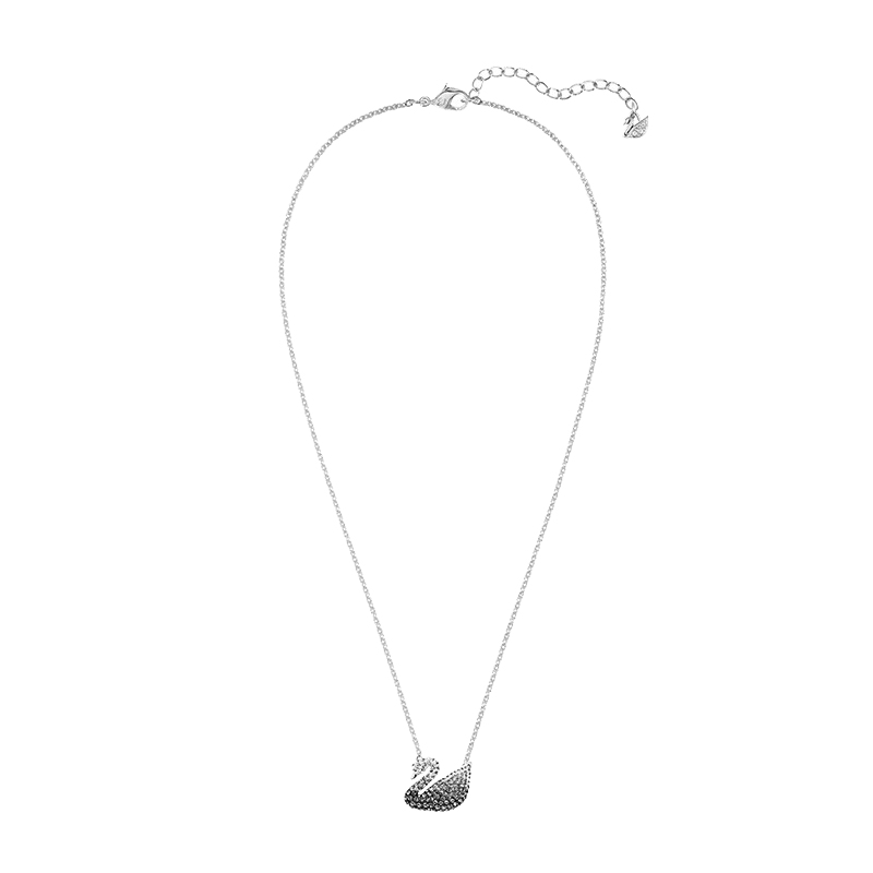 施华洛世奇 黑白渐变天鹅 项链