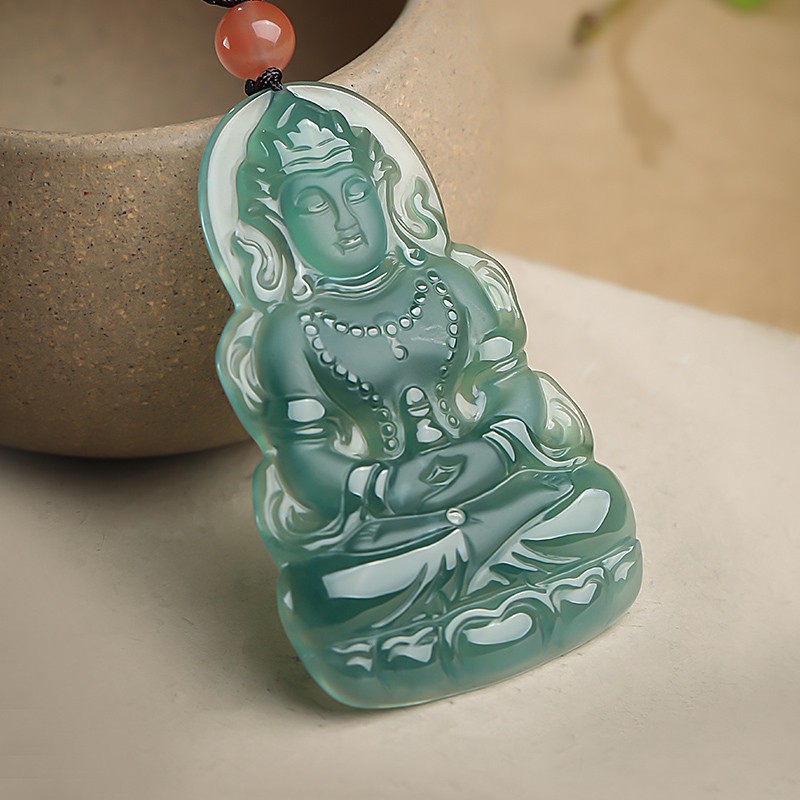 印象眸 观音翡翠吊坠