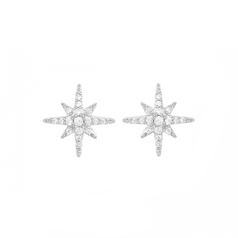 APM 六芒星银耳钉