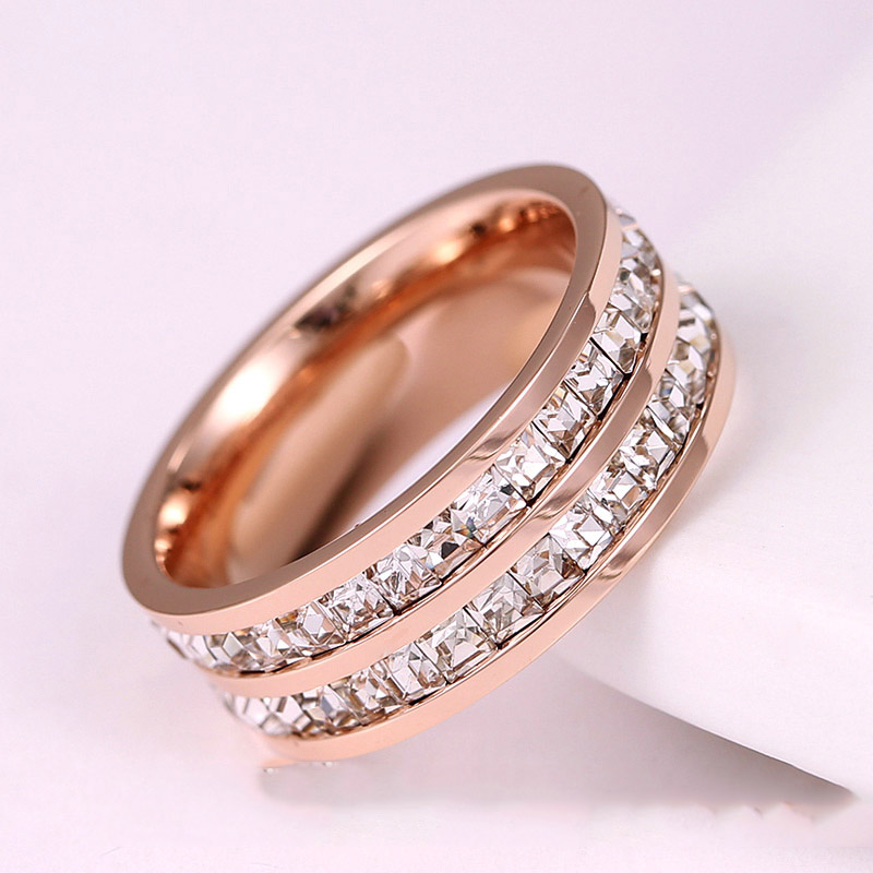 缔晶 14K彩金玫瑰金戒指