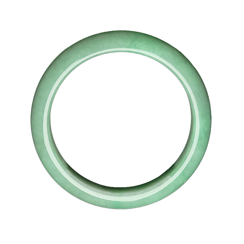 周大生 绿底翡翠手镯