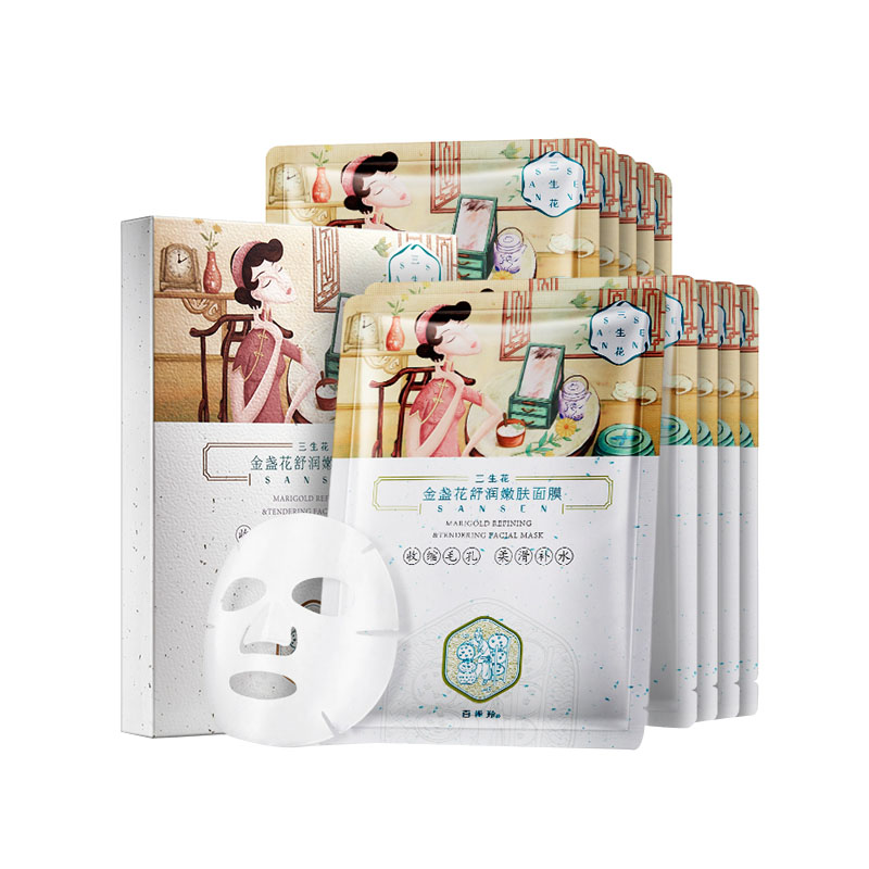 三生花 金盏花细致嫩肤面膜