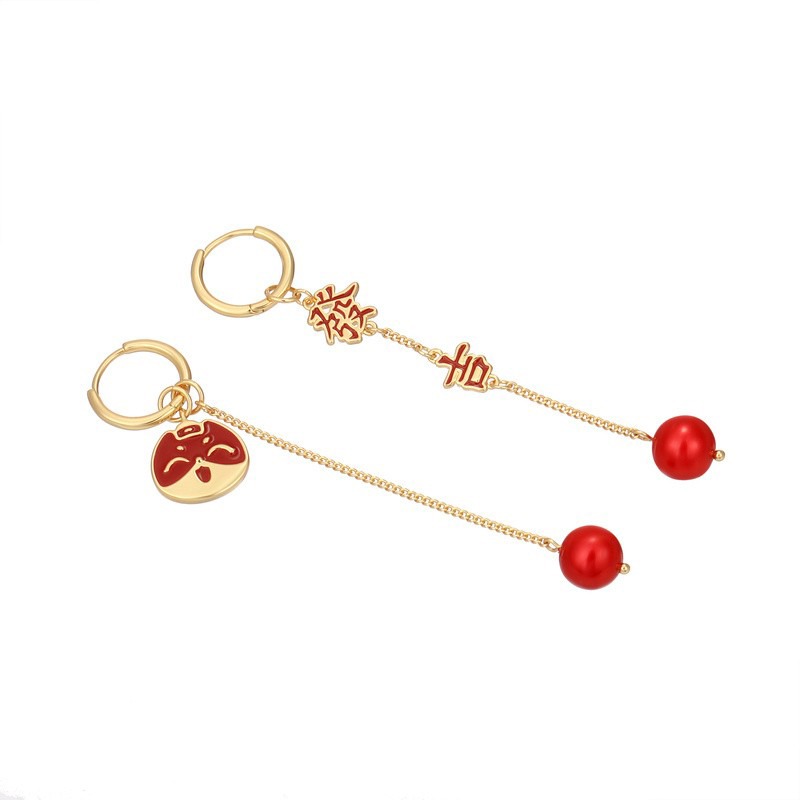 阿吉豆气质甜美御猫耳坠