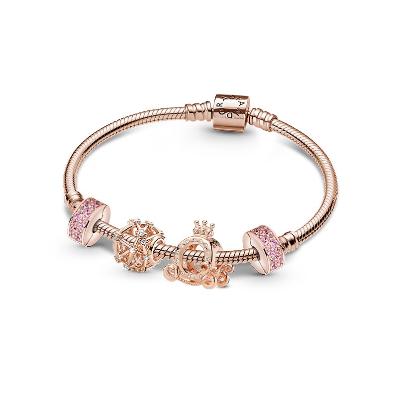 潘多拉 交错环绕手链