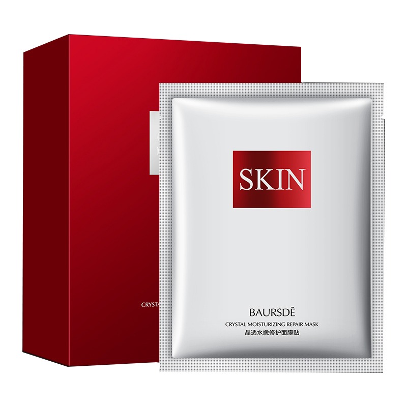 百瑟 晶透水嫩修护面膜贴