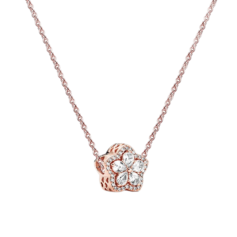 潘多拉雪花造型项链