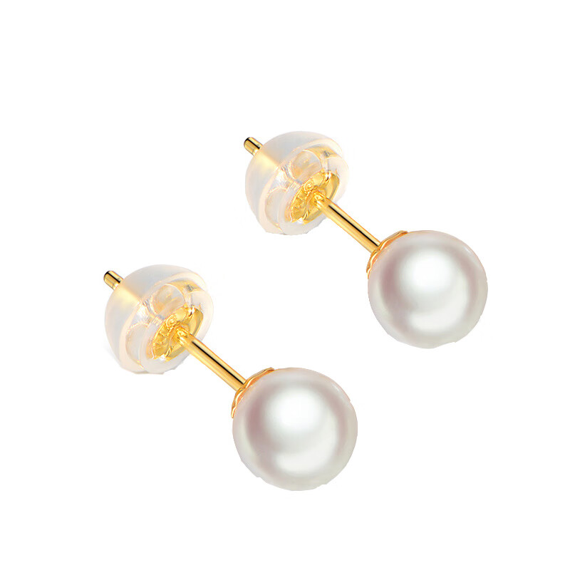 阿梵尼18K金海水珍珠耳饰