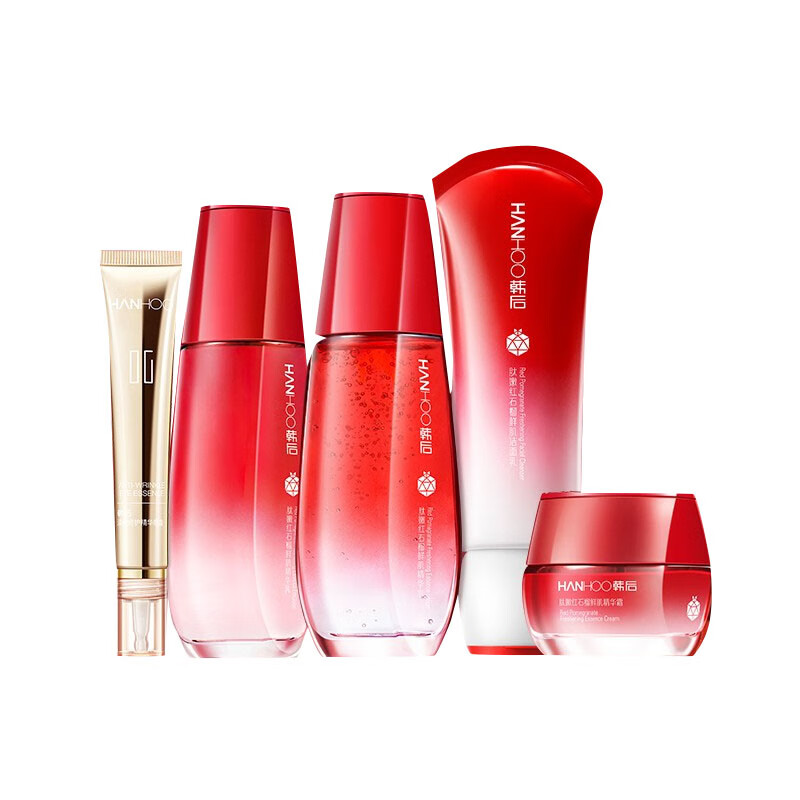 韩后 红石榴排浊紧致护肤套装