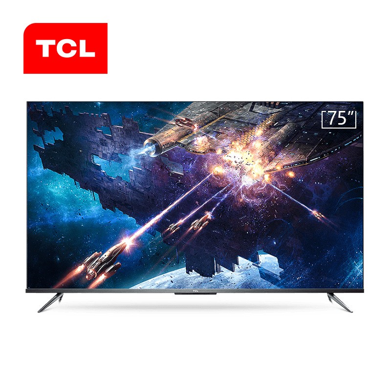 TCL超高清75英寸智能电视，满足家里老人轻松控制