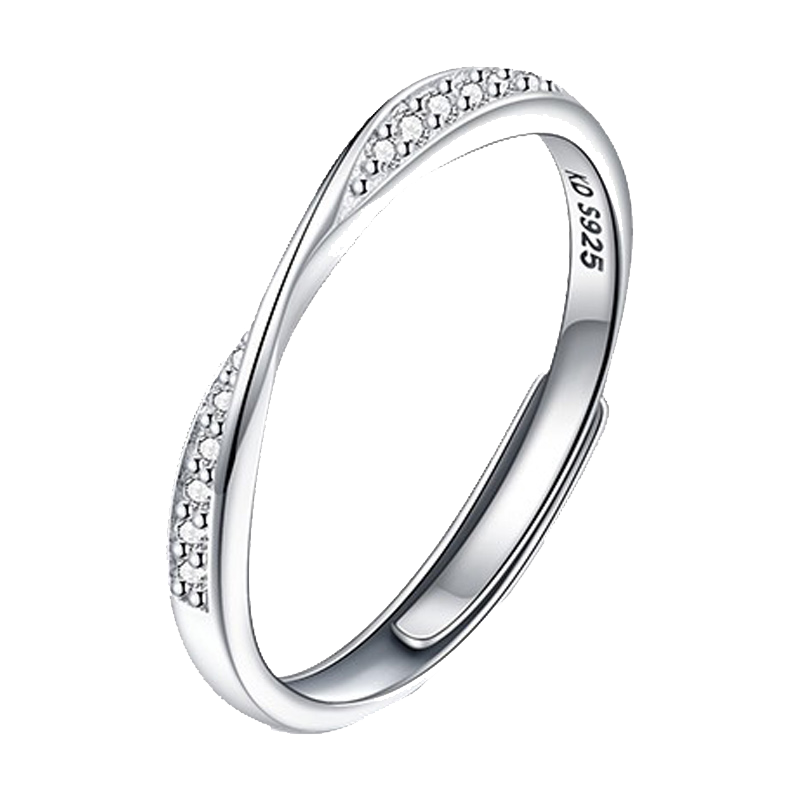 卡蒂罗 纯银开口 戒指