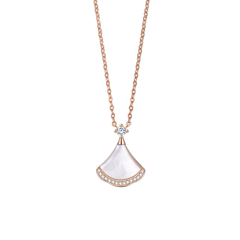 卡蒂罗 小裙子贝母项链