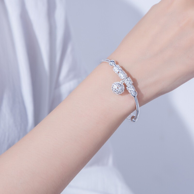 卡蒂罗足银铃铛手链