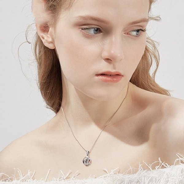 卡蒂罗 纯银四叶草项链