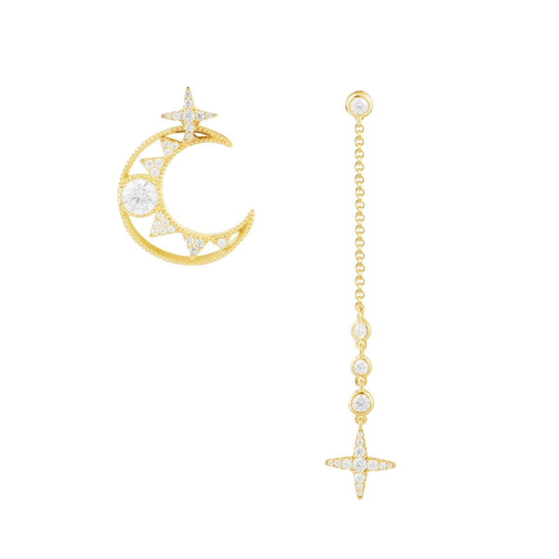 APM 梦幻星月耳环