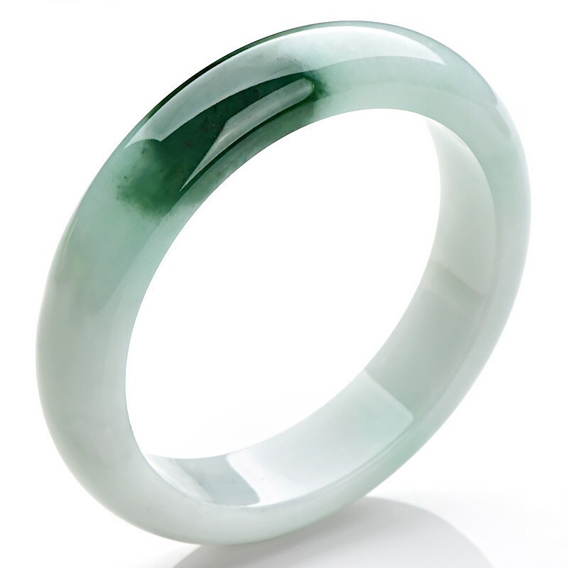 可玉可求女士冰底油青玉手镯