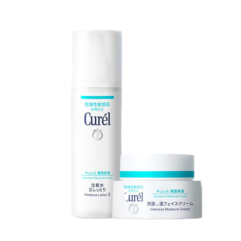 珂润 保湿水霜护肤套装