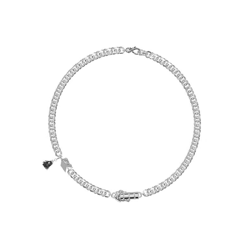 KVK 盘结元素项链