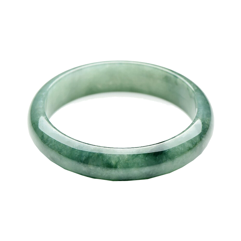 可玉可求 光色润亮 翡翠手镯